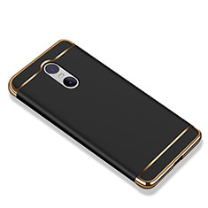 Coque Bumper Luxe Metal et Plastique Etui Housse M01 pour Xiaomi Redmi Note 4 Noir