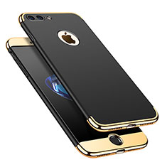 Coque Bumper Luxe Metal et Plastique Etui Housse M02 pour Apple iPhone 8 Plus Noir
