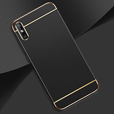 Coque Bumper Luxe Metal et Plastique Etui Housse M02 pour Huawei Enjoy 10e Noir