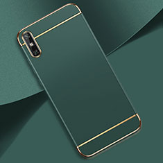 Coque Bumper Luxe Metal et Plastique Etui Housse M02 pour Huawei Enjoy 10e Vert