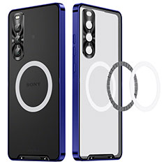 Coque Bumper Luxe Metal et Plastique Etui Housse pour Sony Xperia 10 V Violet
