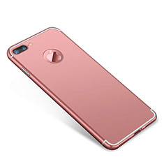 Coque Bumper Luxe Metal et Plastique Etui Housse T01 pour Apple iPhone 8 Plus Or Rose