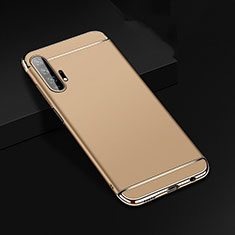 Coque Bumper Luxe Metal et Plastique Etui Housse T01 pour Huawei Honor 20 Pro Or