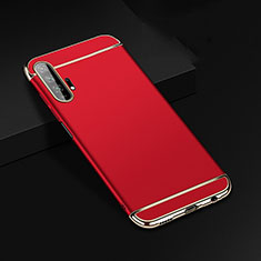 Coque Bumper Luxe Metal et Plastique Etui Housse T01 pour Huawei Honor 20 Pro Rouge