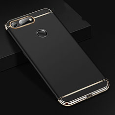 Coque Bumper Luxe Metal et Plastique Etui Housse T01 pour Huawei Honor V20 Noir
