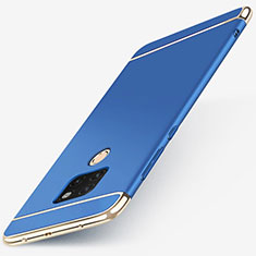 Coque Bumper Luxe Metal et Plastique Etui Housse T01 pour Huawei Mate 20 Bleu
