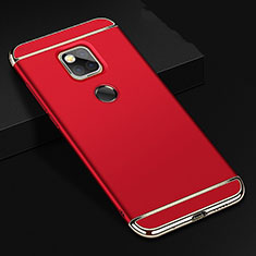 Coque Bumper Luxe Metal et Plastique Etui Housse T01 pour Huawei Mate 20 X 5G Rouge