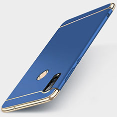 Coque Bumper Luxe Metal et Plastique Etui Housse T01 pour Huawei Nova 4e Bleu