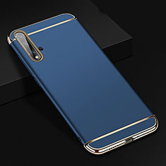 Coque Bumper Luxe Metal et Plastique Etui Housse T01 pour Huawei Nova 5 Pro Bleu