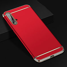 Coque Bumper Luxe Metal et Plastique Etui Housse T01 pour Huawei Nova 5 Rouge