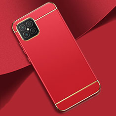 Coque Bumper Luxe Metal et Plastique Etui Housse T01 pour Huawei Nova 8 SE 5G Rouge