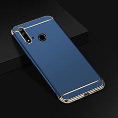 Coque Bumper Luxe Metal et Plastique Etui Housse T01 pour Huawei P20 Lite (2019) Bleu