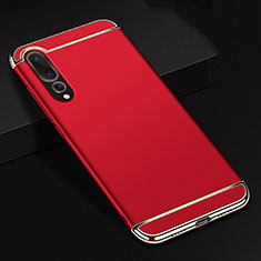 Coque Bumper Luxe Metal et Plastique Etui Housse T01 pour Huawei P20 Pro Rouge