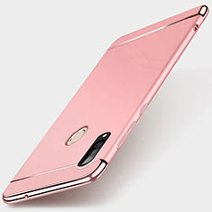 Coque Bumper Luxe Metal et Plastique Etui Housse T01 pour Huawei P30 Lite Or Rose