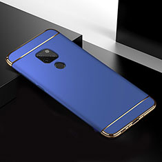Coque Bumper Luxe Metal et Plastique Etui Housse T02 pour Huawei Mate 20 Bleu