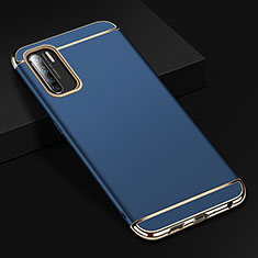 Coque Bumper Luxe Metal et Plastique Etui Housse T02 pour Oppo Find X2 Lite Bleu