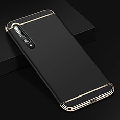 Coque Bumper Luxe Metal et Plastique Etui Housse T02 pour Xiaomi Mi 10 Pro Noir