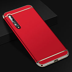 Coque Bumper Luxe Metal et Plastique Etui Housse T02 pour Xiaomi Mi 10 Pro Rouge