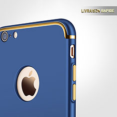 Coque Bumper Luxe Metal et Plastique pour Apple iPhone 6 Plus Bleu