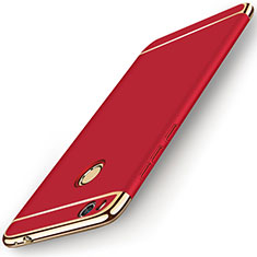 Coque Bumper Luxe Metal et Plastique pour Huawei Honor 8 Lite Rouge