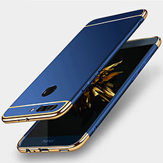 Coque Bumper Luxe Metal et Plastique pour Huawei Honor 8 Pro Bleu