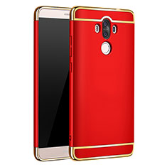 Coque Bumper Luxe Metal et Plastique pour Huawei Mate 9 Rouge