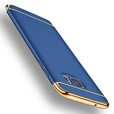 Coque Bumper Luxe Metal et Plastique pour Samsung Galaxy S7 Edge G935F Bleu