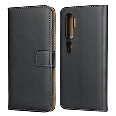 Coque Clapet Portefeuille Livre Cuir K01 pour Xiaomi Mi Note 10 Noir