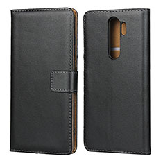 Coque Clapet Portefeuille Livre Cuir K01 pour Xiaomi Redmi Note 8 Pro Noir