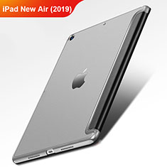 Coque Clapet Portefeuille Livre Cuir L01 pour Apple iPad New Air (2019) 10.5 Noir