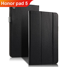 Coque Clapet Portefeuille Livre Cuir L01 pour Huawei Honor Pad 5 8.0 Noir
