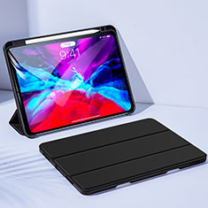Coque Clapet Portefeuille Livre Cuir pour Apple iPad Pro 11 (2020) Noir