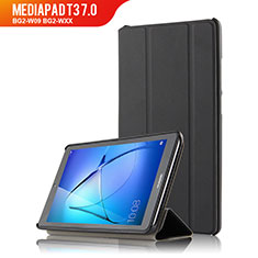 Coque Clapet Portefeuille Livre Cuir pour Huawei MediaPad T3 7.0 BG2-W09 BG2-WXX Noir