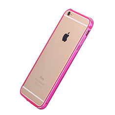 Coque Contour Luxe Aluminum Metal pour Apple iPhone 6 Rose Rouge