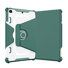Coque Contour Silicone et Plastique Housse Etui Mat avec Support L05 pour Apple iPad Mini 5 (2019) Vert
