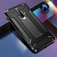 Coque Contour Silicone et Plastique Housse Etui Mat pour Xiaomi Redmi K30 4G Noir