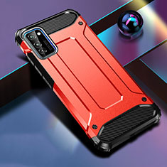 Coque Contour Silicone et Plastique Housse Etui Mat R01 pour Huawei Honor V30 5G Rouge