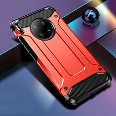 Coque Contour Silicone et Plastique Housse Etui Mat R01 pour Huawei Mate 30 Pro 5G Rouge