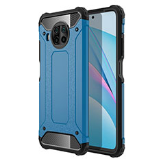 Coque Contour Silicone et Plastique Housse Etui Mat R01 pour Xiaomi Mi 10T Lite 5G Bleu Ciel