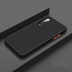 Coque Contour Silicone et Plastique Housse Etui Mat R01 pour Xiaomi Mi A3 Noir
