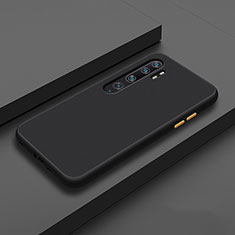 Coque Contour Silicone et Plastique Housse Etui Mat R02 pour Xiaomi Mi Note 10 Noir