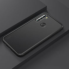 Coque Contour Silicone et Plastique Housse Etui Mat R03 pour Xiaomi Redmi Note 8T Noir