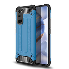 Coque Contour Silicone et Plastique Housse Etui Mat U01 pour Huawei Honor 30 Pro Bleu Ciel