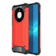 Coque Contour Silicone et Plastique Housse Etui Mat U01 pour Huawei Mate 40E Pro 4G Rouge