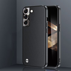 Coque Contour Silicone et Plastique Housse Etui Mat U01 pour Samsung Galaxy S24 5G Noir