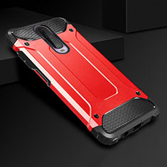 Coque Contour Silicone et Plastique Housse Etui Mat U01 pour Xiaomi Redmi K30 5G Rouge