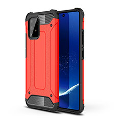 Coque Contour Silicone et Plastique Housse Etui Mat WL1 pour Samsung Galaxy S10 Lite Rouge