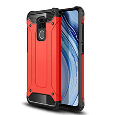 Coque Contour Silicone et Plastique Housse Etui Mat WL1 pour Xiaomi Redmi 10X 4G Rouge