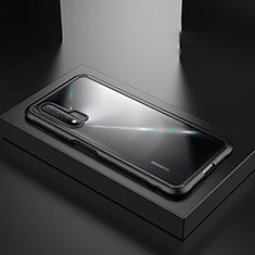 Coque Contour Silicone et Plastique Housse Etui Mat Z01 pour Huawei Nova 6 Noir