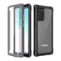 Coque Contour Silicone et Plastique Housse Etui Protection Integrale 360 Degres U01 pour Samsung Galaxy Note 20 5G Noir